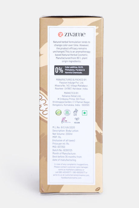 Zivame Cocoa Dusk Body Lotion - 200 ml — image 6